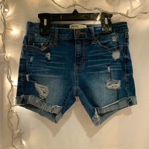 Mudd Flex Stretch Distressed Shorts